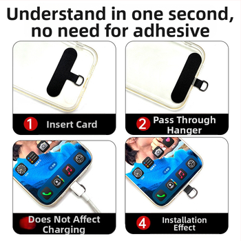 Телефонна каишка от полиестер, пластмасова катарама, геометрична висулка, ръчна изработка