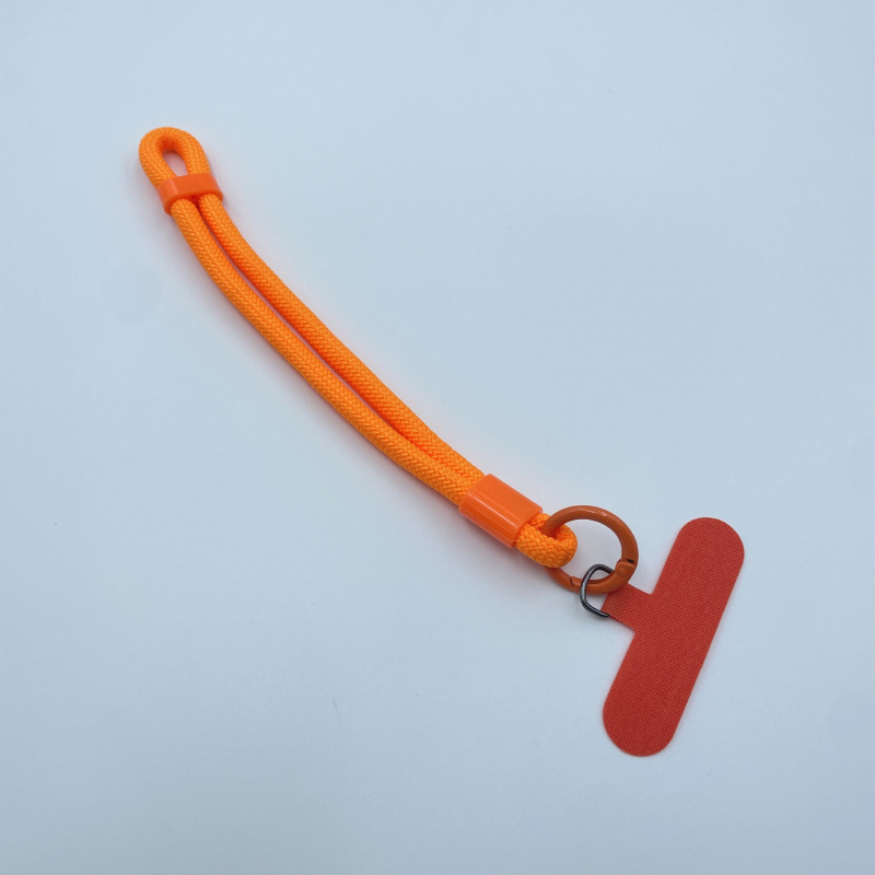 Телефонна каишка от полиестер, пластмасова катарама, геометрична висулка, ръчна изработка