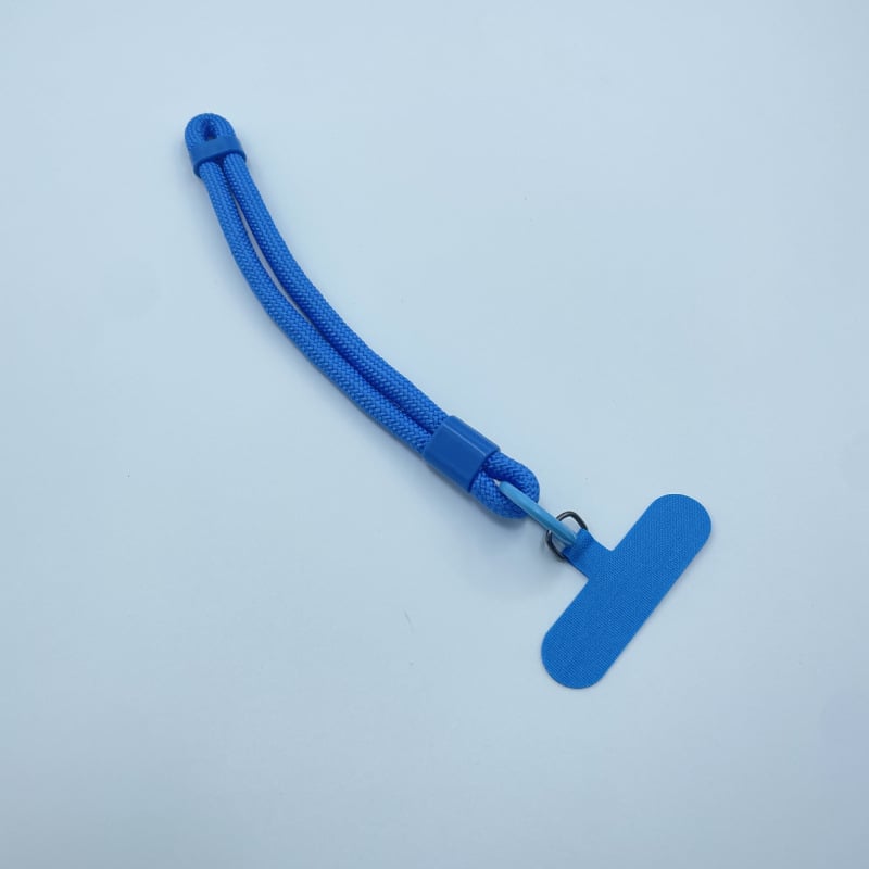 Телефонна каишка от полиестер, пластмасова катарама, геометрична висулка, ръчна изработка