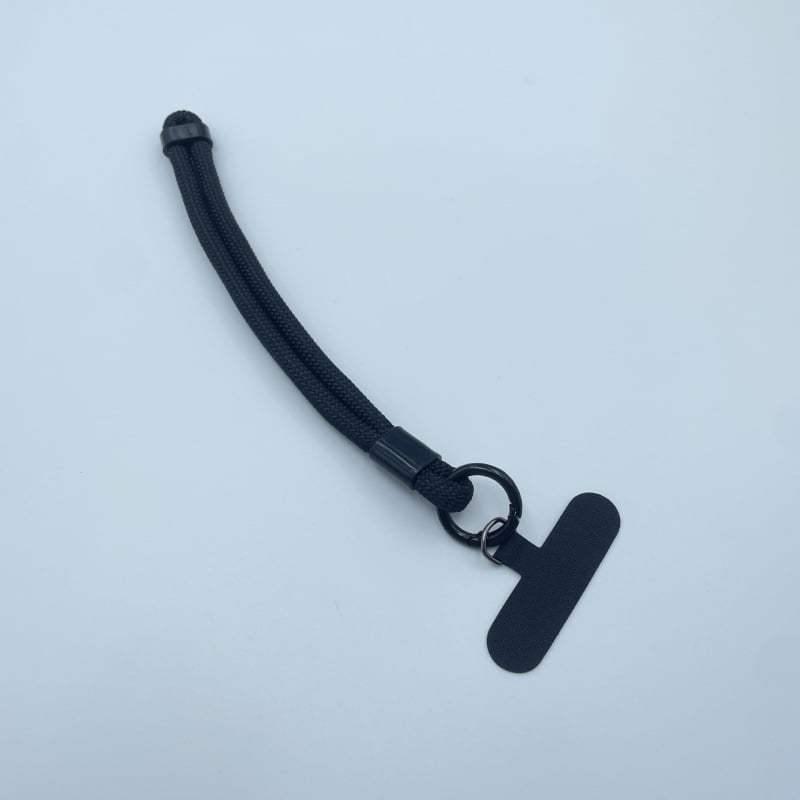 Телефонна каишка от полиестер, пластмасова катарама, геометрична висулка, ръчна изработка