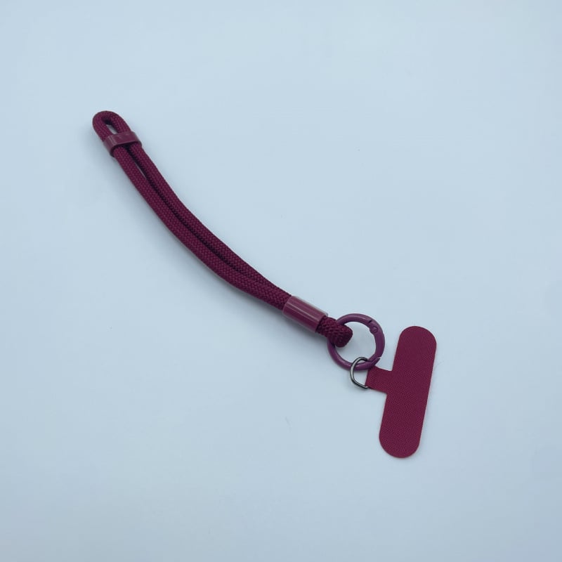 Телефонна каишка от полиестер, пластмасова катарама, геометрична висулка, ръчна изработка