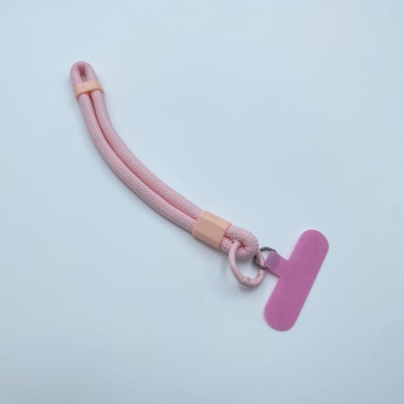 Телефонна каишка от полиестер, пластмасова катарама, геометрична висулка, ръчна изработка