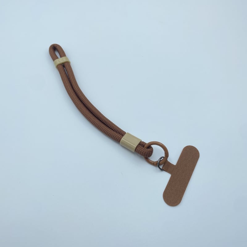 Телефонна каишка от полиестер, пластмасова катарама, геометрична висулка, ръчна изработка