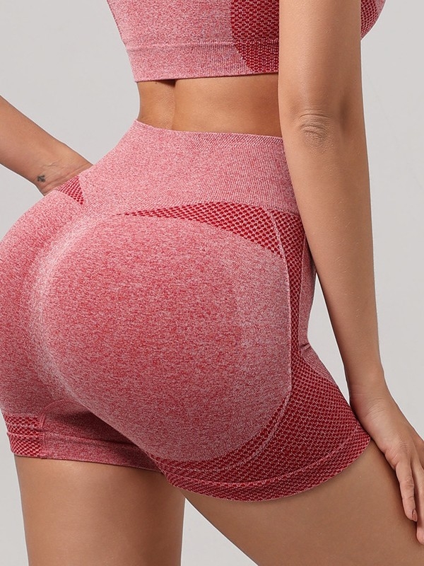 Moterų fitnesso komplektas - be rankovių viršūnė ir šortai (Prekės ženklas: Other; Kodas: 503)