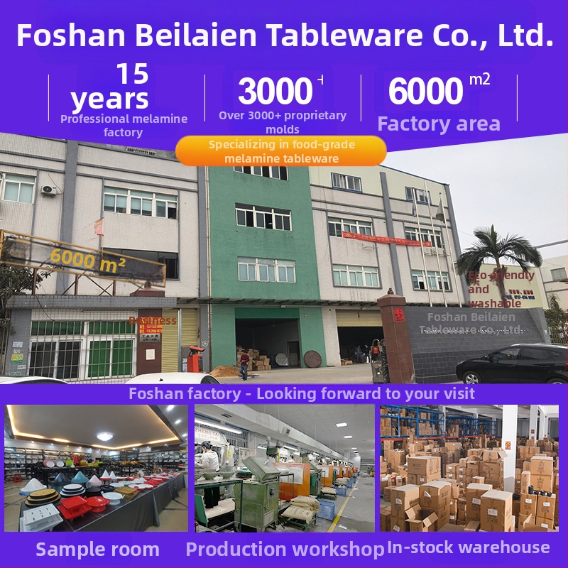 Меламинова купа за нудели, японски стил, кръгла форма, едноцветен модел, неподходяща за микровълнова печка