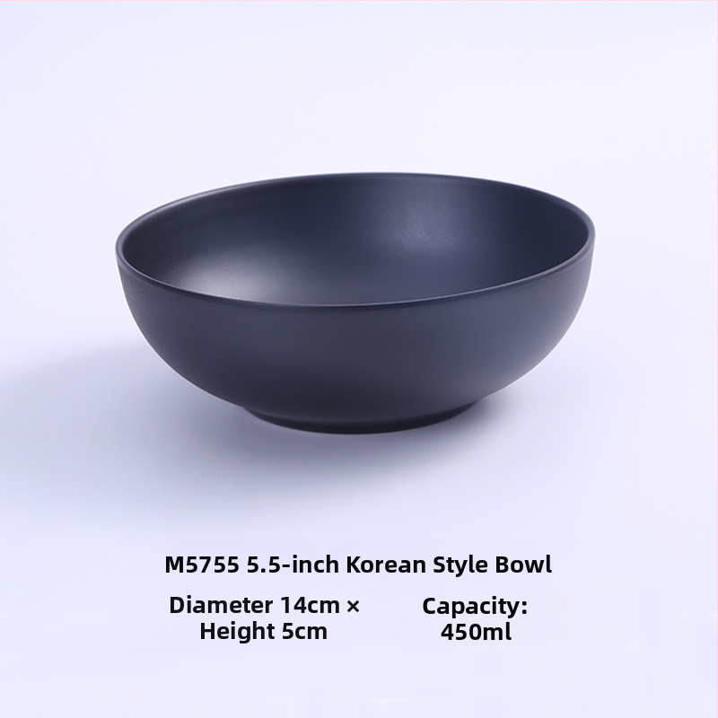 Melamininis dubuo makaronams, japonų stiliaus, apvalus, vienodas raštas, mikrobangų krosnelė nėra tinkama