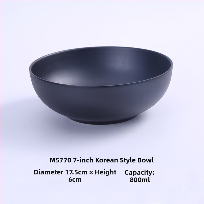 Melamininis dubuo makaronams, japonų stiliaus, apvalus, vienodas raštas, mikrobangų krosnelė nėra tinkama