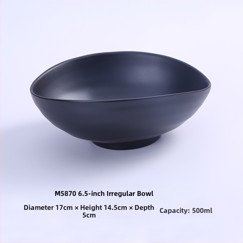 Melamininis dubuo makaronams, japonų stiliaus, apvalus, vienodas raštas, mikrobangų krosnelė nėra tinkama