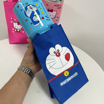 Karikatūrų dizaino puodelio rankovė, audinio medžiaga, logotipo spausdinimas, pritaikymas, kūrybingas stilius, supakuota į OPP maišelį