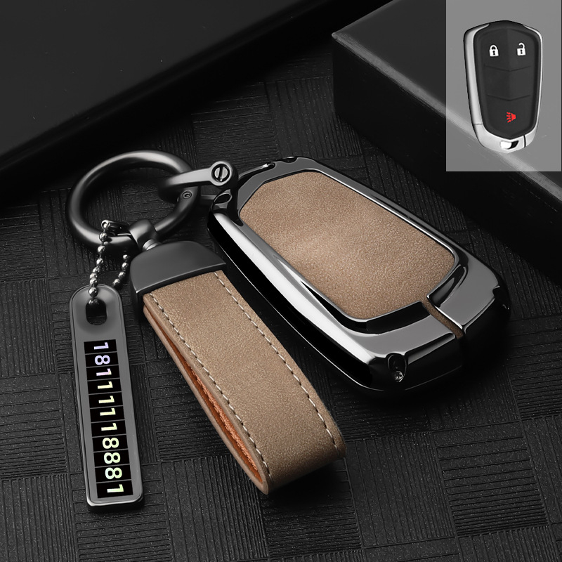 Cadillac raktų dėklas CT4/CT5/CT6/XTS/XT4/XT5/XT6/ATSL – cinko lydinys, verslo stilius