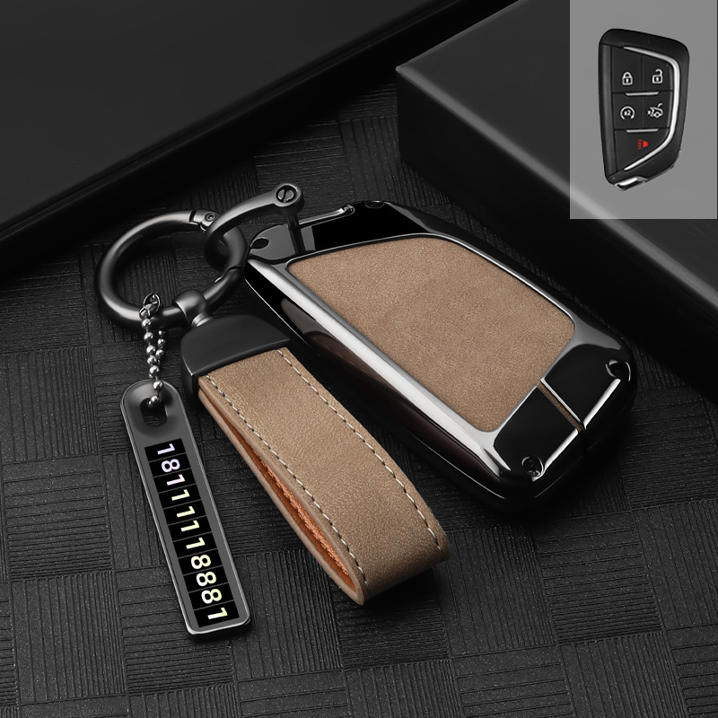 Cadillac raktų dėklas CT4/CT5/CT6/XTS/XT4/XT5/XT6/ATSL – cinko lydinys, verslo stilius