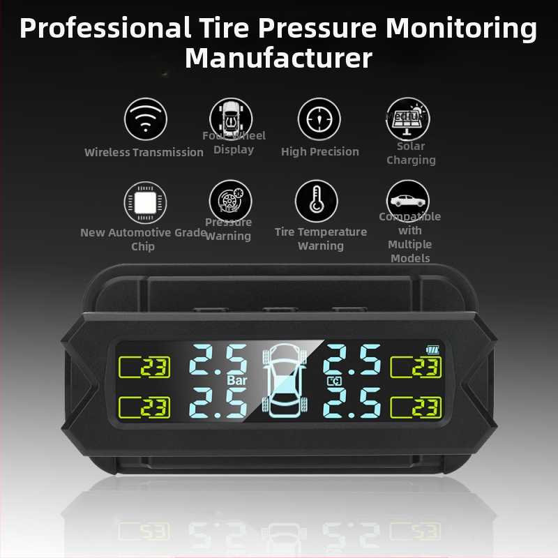 TPMS датчик за мониторинг на налягането в гумите Che Shitong TY21-22 — диапазон 0-8 Bar, цифров дисплей, електронен измервател, мини дизайн