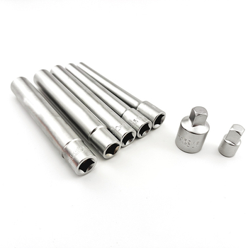 Μακρύ σετ σωληνωτών (12-άκων και εξάγωνων), 7 τεμάχια, χρωμιομένος χάλυβας βανάδιο-βρωμίου, θήκη EVA