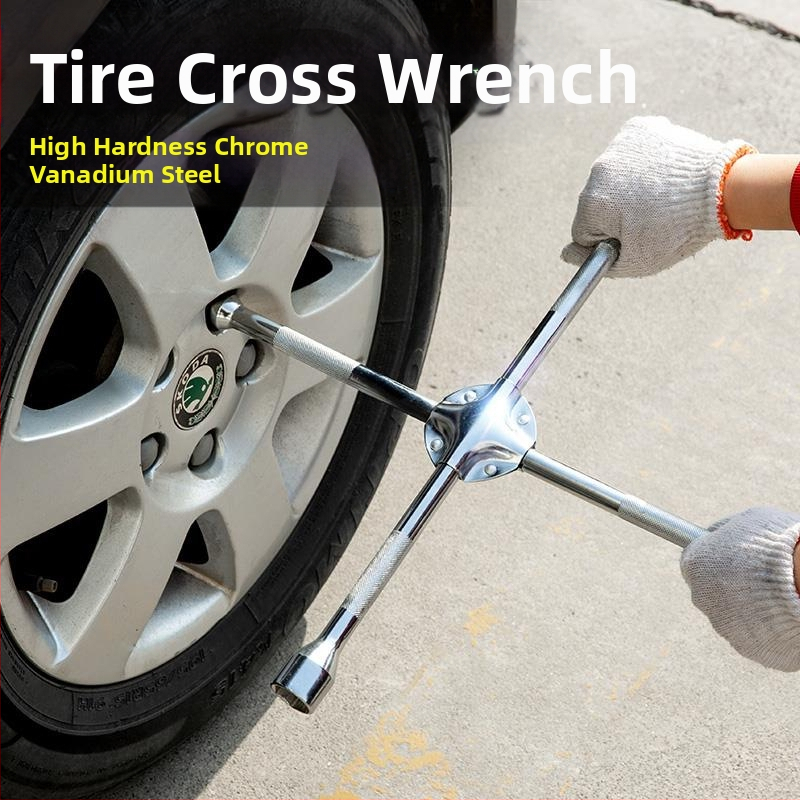 Телескопичен универсален ключ за смяна на автомобилни гуми — марка: Other; материал: Other; вид: Socket wrench