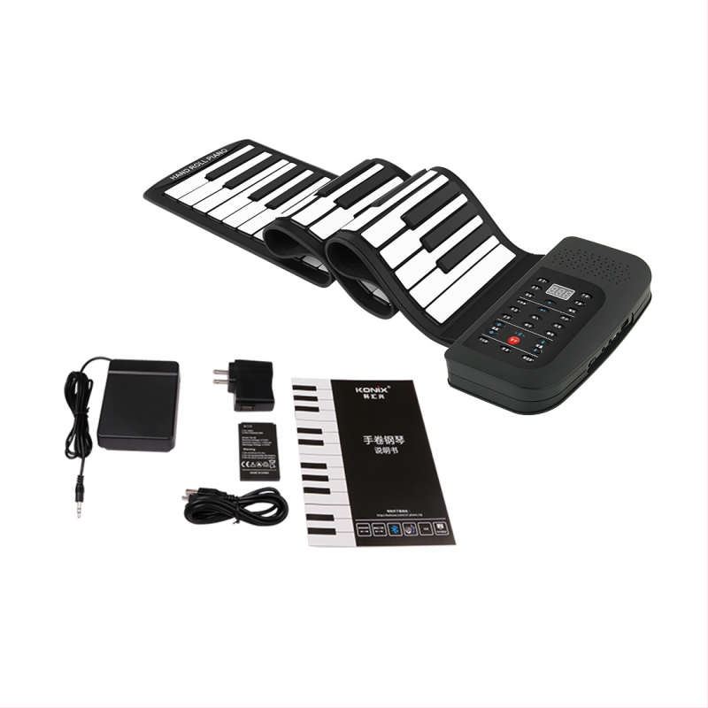 PA88M преносима 88-клавишна цифрова клавиатура с Bluetooth MIDI, над 201 тембра, 16-гласова полифония