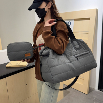 Τσάντα ταξιδιού για γυναίκες - μεγάλη χωρητικότητα 20–35L, εξωτερικό ύφασμα Oxford, επένδυση πολυεστέρα, στυλ αναψυχής (Χωρητικότητα: 20–35L; Υλικό: Oxford ύφασμα; Επένδυση: Πολυεστέρας)