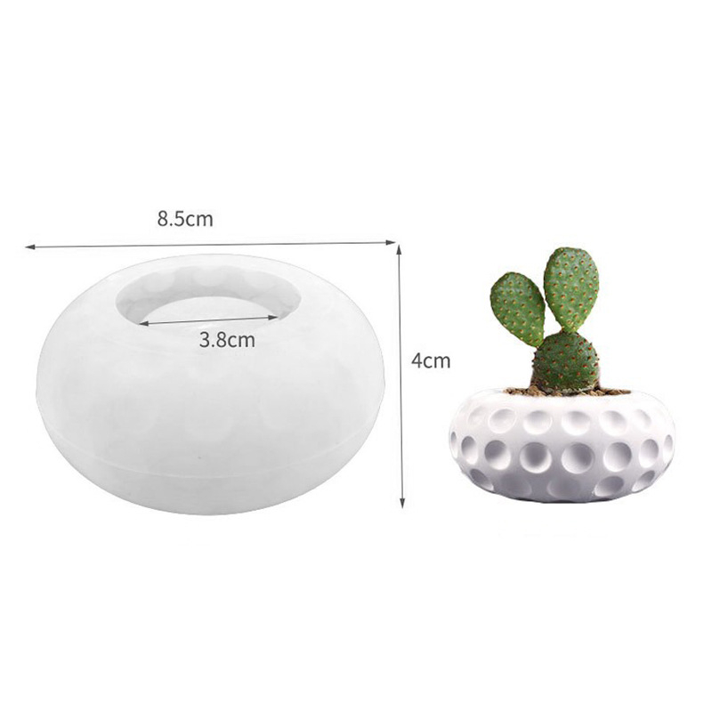 Силиконова форма за DIY занаяти – геометрична неравна форма, подходяща за саксии за сукуленти, държач за моливи и декоративни изделия от бетон/гипс