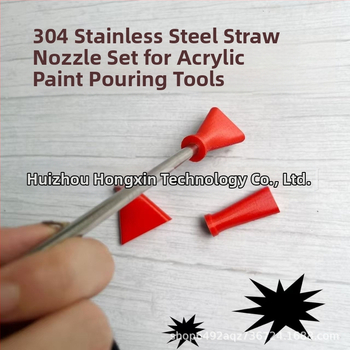 Nerūdijančio plieno burnos antgalių rinkinys skystajai menai – Dutch Pouring Nozzle įrankiai iš Hongxin