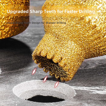 Pagoda βήματος με επίστρωση διαμαντιού – πολυλειτουργικός τρυπάνι-κοπτικό bit για πλακάκια και πέτρες, διάνοιξη οπών και κατεργασία ακμών με γωνιακό τροχό