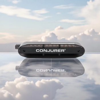 12-οπή Xρωματική φυσαρμόνικα CJ12 με ABS κάλυμμα, φώσφορος μπρούνζε, χαλκός βάση, premium θήκη δέρματος