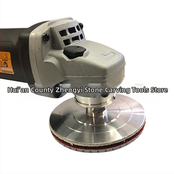 Vandens šlifavimo galva iš aliuminio lydinio savarankiškai klijuojamam šlifavimo diskui