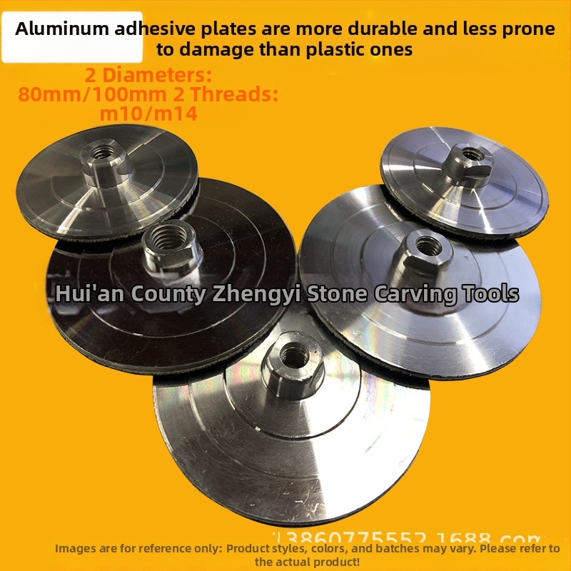 Глава за водно шлайфане от алуминиева сплав за самозалепващ диск за шлайфане