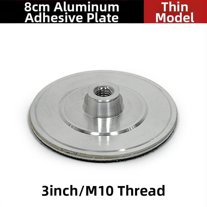 Vandens šlifavimo galva iš aliuminio lydinio savarankiškai klijuojamam šlifavimo diskui