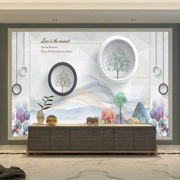 3D reljefinės sienų tapetai, trijų sluoksnių, atsparios vandeniui, iš šilko, svetainei ir miegamajam