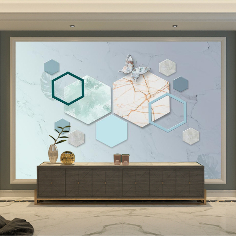 3D reljefinės sienų tapetai, trijų sluoksnių, atsparios vandeniui, iš šilko, svetainei ir miegamajam