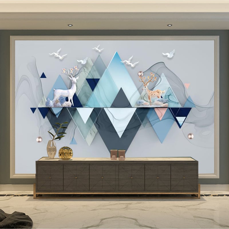 3D reljefinės sienų tapetai, trijų sluoksnių, atsparios vandeniui, iš šilko, svetainei ir miegamajam