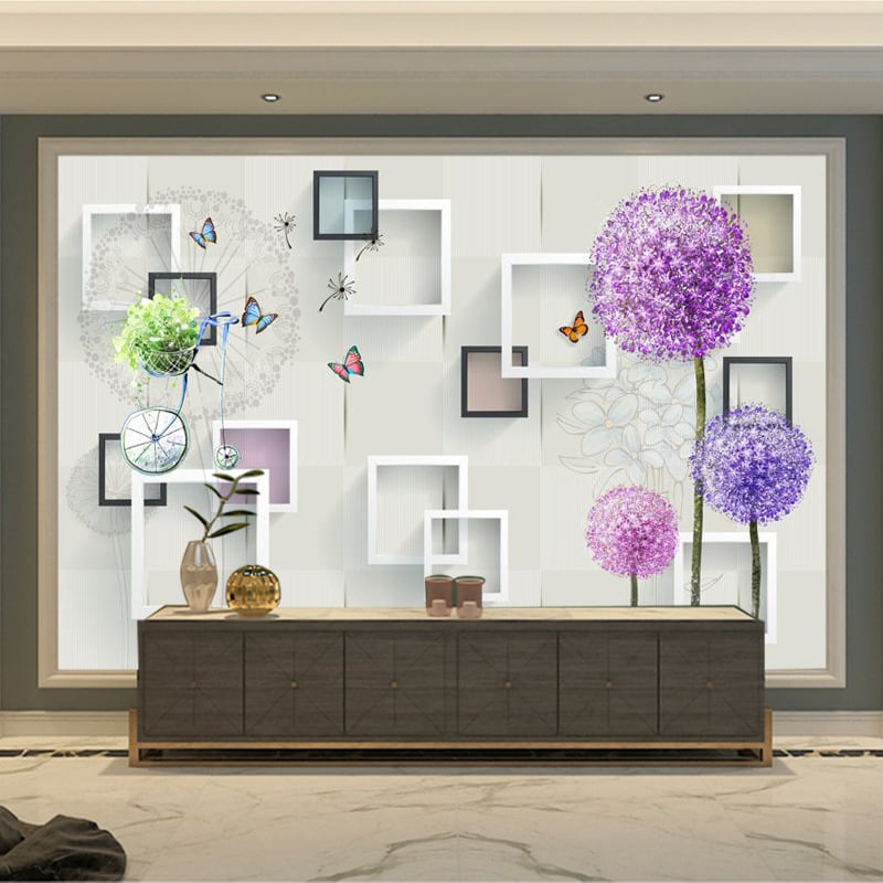 3D reljefinės sienų tapetai, trijų sluoksnių, atsparios vandeniui, iš šilko, svetainei ir miegamajam