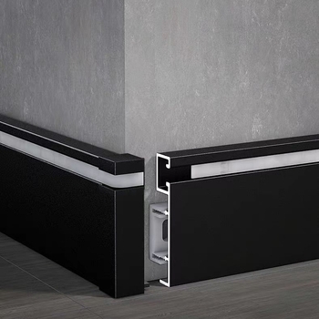 Алуминиев подов борд с повърхностно монтирана LED лента – модерен стил, OEM персонализиране