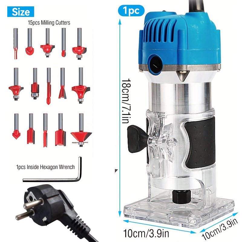 Bolimi 110V дървообработваща машина за подглаждане на ръбове и каналиране