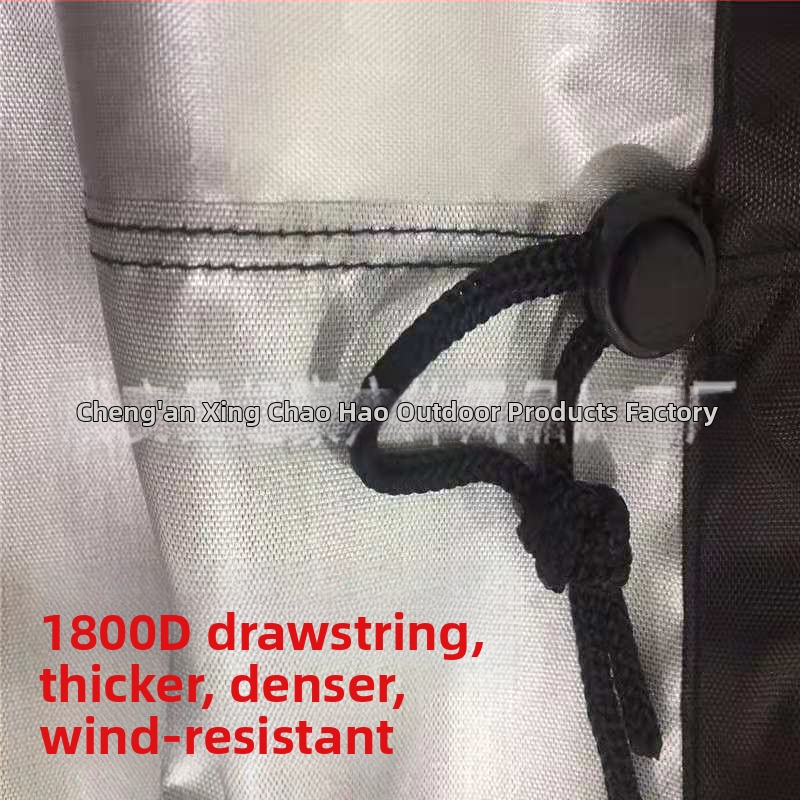 Покривка за външна вана, 210D сребърно покритие водоустойчив Oxford плат, квадратен дизайн, разглобяем, водоустойчива чанта за съхранение с цип