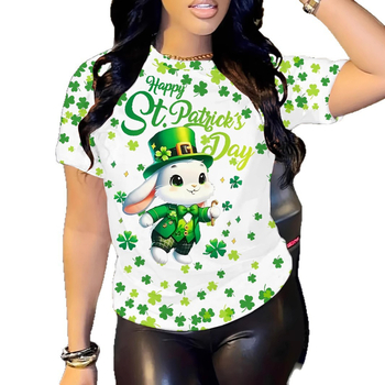 Μπλουζάκι Milk Silk με 3D εκτύπωση, χαλαρή γραμμή, κοντό μανίκι, στρογγυλός λαιμός, πολυεστέρας 70-80%