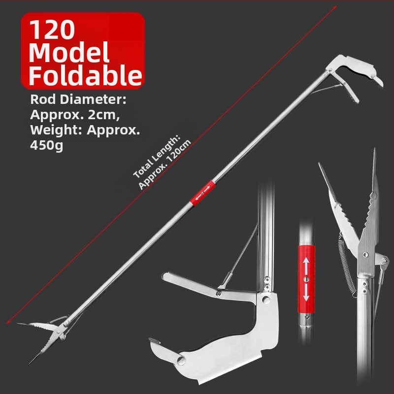 Plastmasas teleskopisks klips ar garu rokturi higiēnai tualetes tīrīšanai