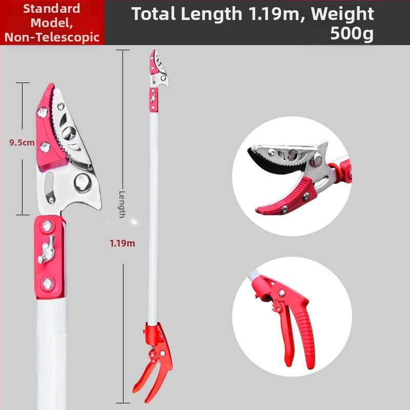 Plastmasas teleskopisks klips ar garu rokturi higiēnai tualetes tīrīšanai