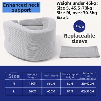 Ορθωτικό αυχένα από αφρό μνήμης, τρισδιάστατη θέρμανση, μοντέλο 5-5 09, δυνατότητα εξατομίκευσης