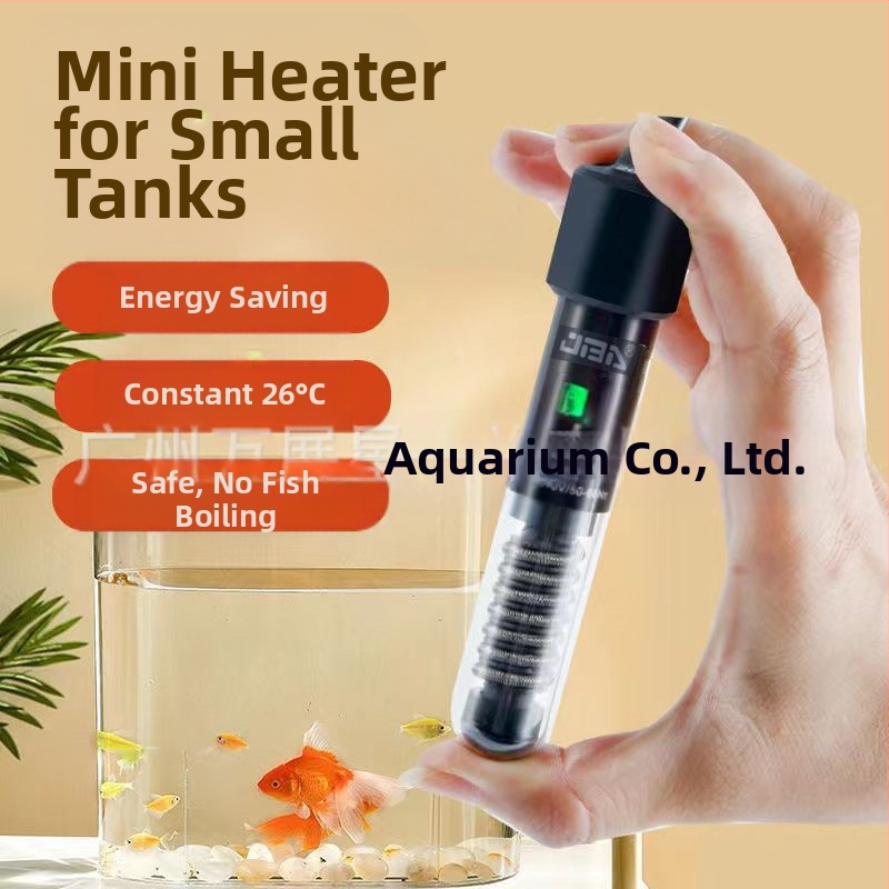 Automatinė pastovaus temperatūros šildymo lazdelė akvariumui, stiklinis korpusas, 25–50W, 0,5 kg, Jingbang, tinkama mažiems žuvų bei vėžlių akvariumams