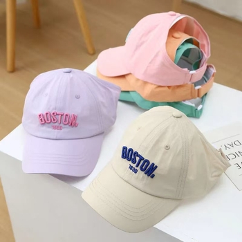 Vaikų greitai džiūstanti beisbolo kepurė su saulės apsauga, kvėpuojanti, su išsiuvinėta uodegėlės detaliu