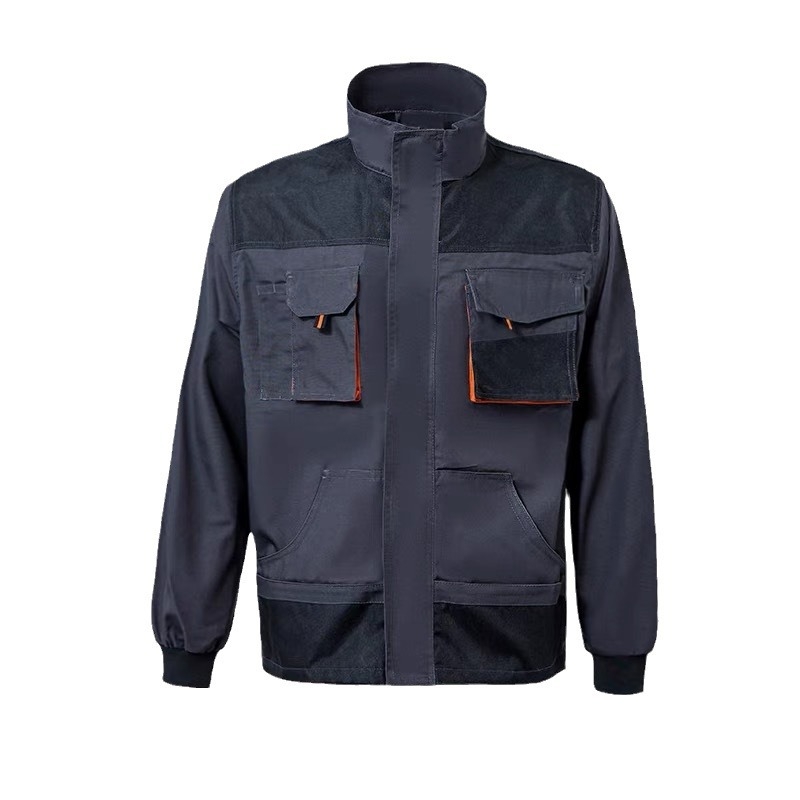 Automobilių remonto darbo drabužių komplektas, patvarus Oxford audinys, dviejų dalių komplektas su daugybe kišenių, dulkių apsauga, galimybė siuvinėti.