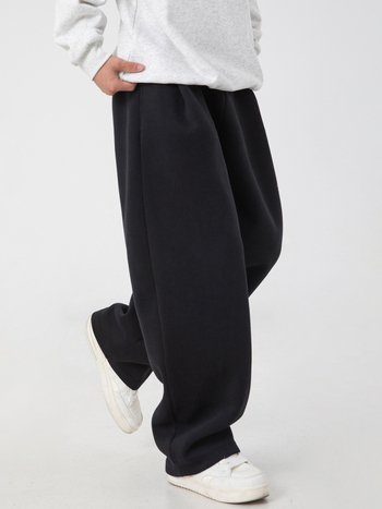 Ανδρικά αθλητικά παντελόνια casual, χαλαρή γραμμή, μεσαία μέση, κλείσιμο με κορδόνι, 100% πολυεστέρας