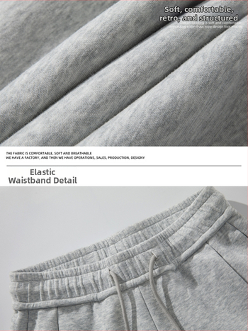 Ανδρικά αθλητικά παντελόνια casual, χαλαρή γραμμή, μεσαία μέση, κλείσιμο με κορδόνι, 100% πολυεστέρας