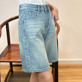Ženske traperice, visoka straž, široke nogavice, srednja duljina, mješavina pamuka i elastana (50-70% pamuka, elastan <30%), casual vintage stil