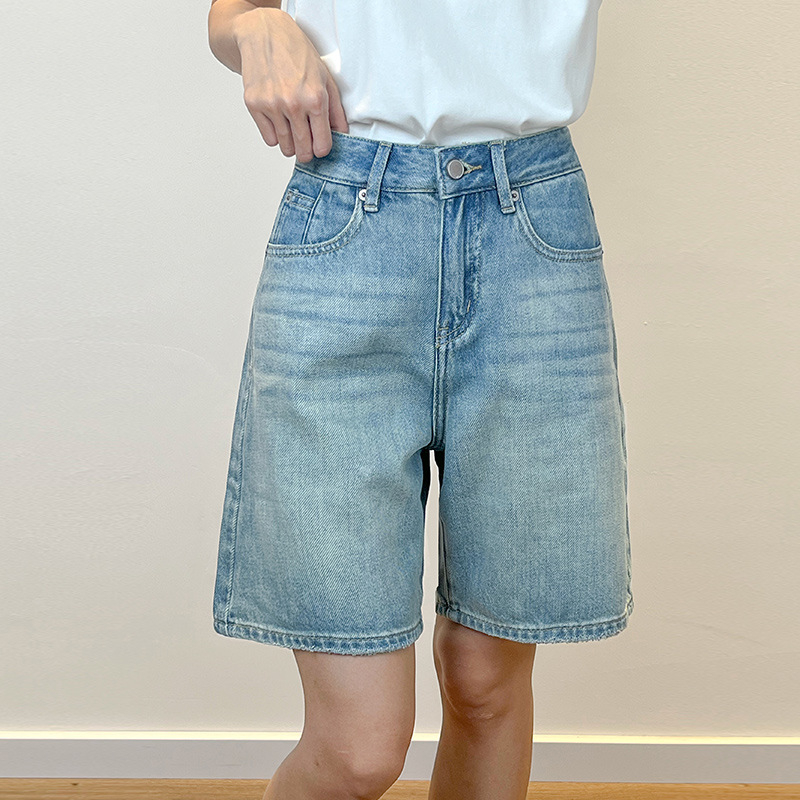 Ženske traperice, visoka straž, široke nogavice, srednja duljina, mješavina pamuka i elastana (50-70% pamuka, elastan <30%), casual vintage stil