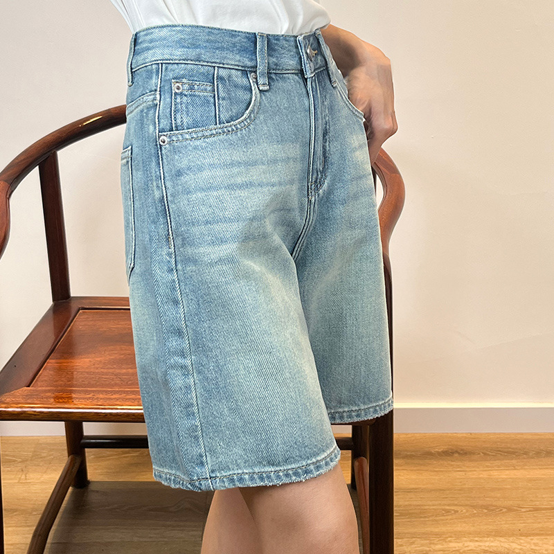 Ženske traperice, visoka straž, široke nogavice, srednja duljina, mješavina pamuka i elastana (50-70% pamuka, elastan <30%), casual vintage stil