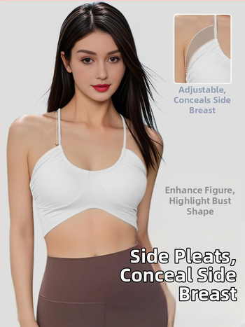 Női integrált vékony pántos sportmelltartó - leopárd mintás, 3/4 kosár, közepes formázó kosár, nylon 75% és 25% spandex bélés, rögzített dupla pántok