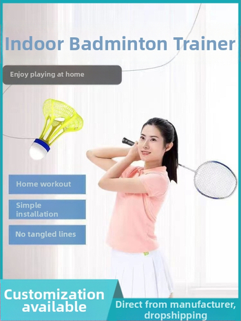 Badminton treniruoklis, plieno lydinio rėmas, svoris 95–100 g, rankenos storis G2, tiesus smūgis