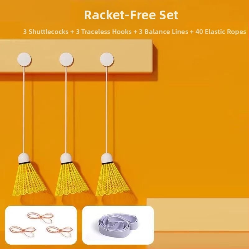 Badminton treniruoklis, plieno lydinio rėmas, svoris 95–100 g, rankenos storis G2, tiesus smūgis