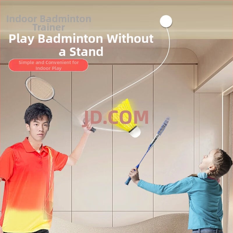 Badminton treniruoklis, plieno lydinio rėmas, svoris 95–100 g, rankenos storis G2, tiesus smūgis